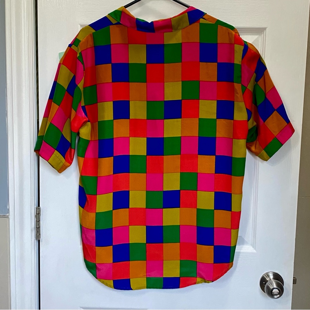 Colourful Checked Blouse - Picture 2 of 5